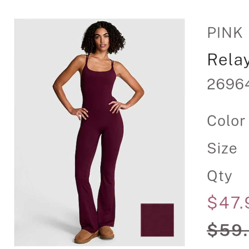 New pink jumpsuit